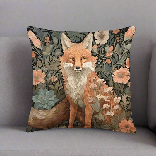 Fox Throw Cushion 16x16