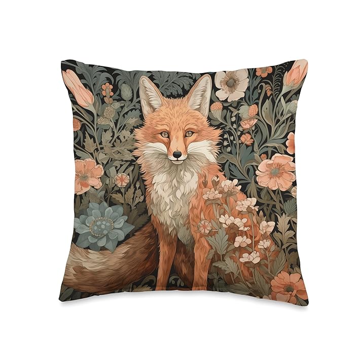 Fox Throw Cushion 16x16