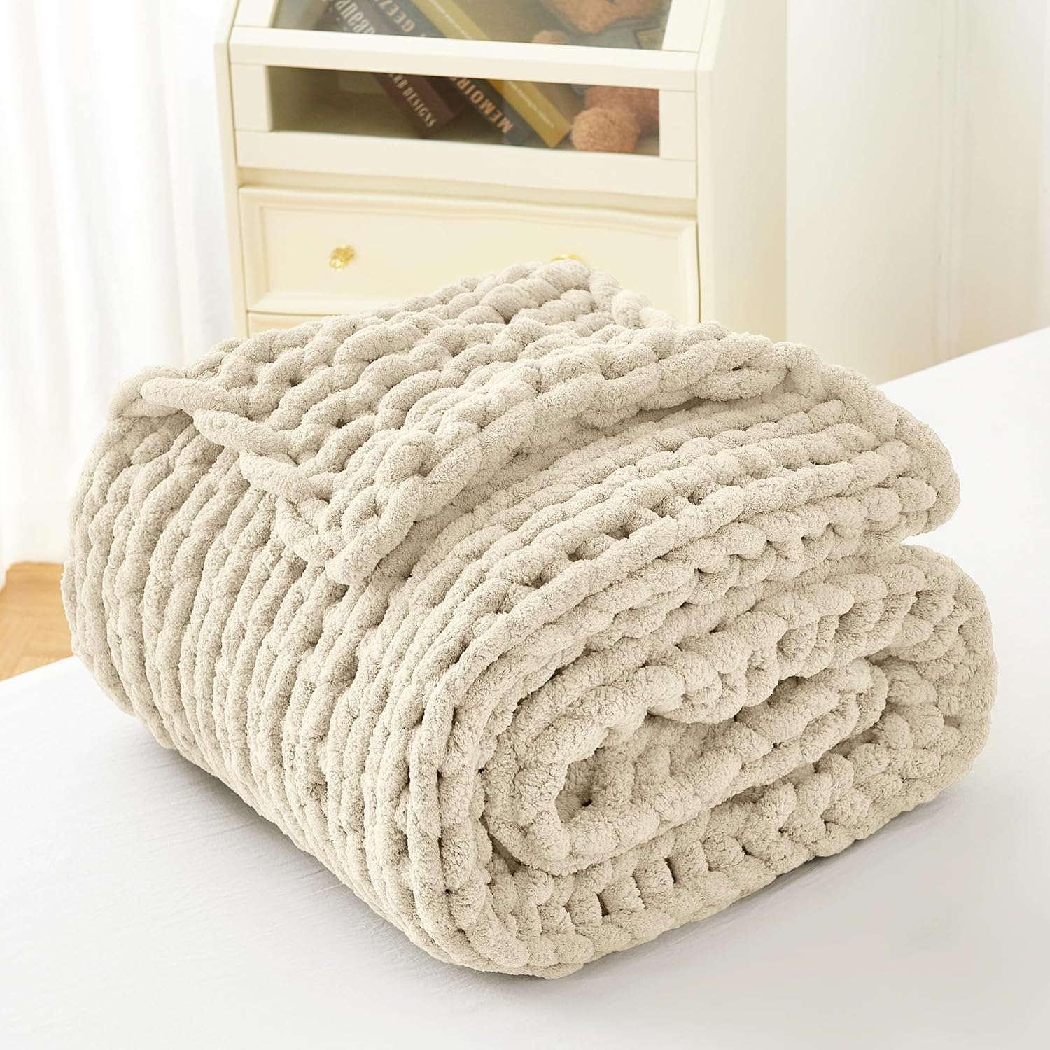 Chunky Knit Throw