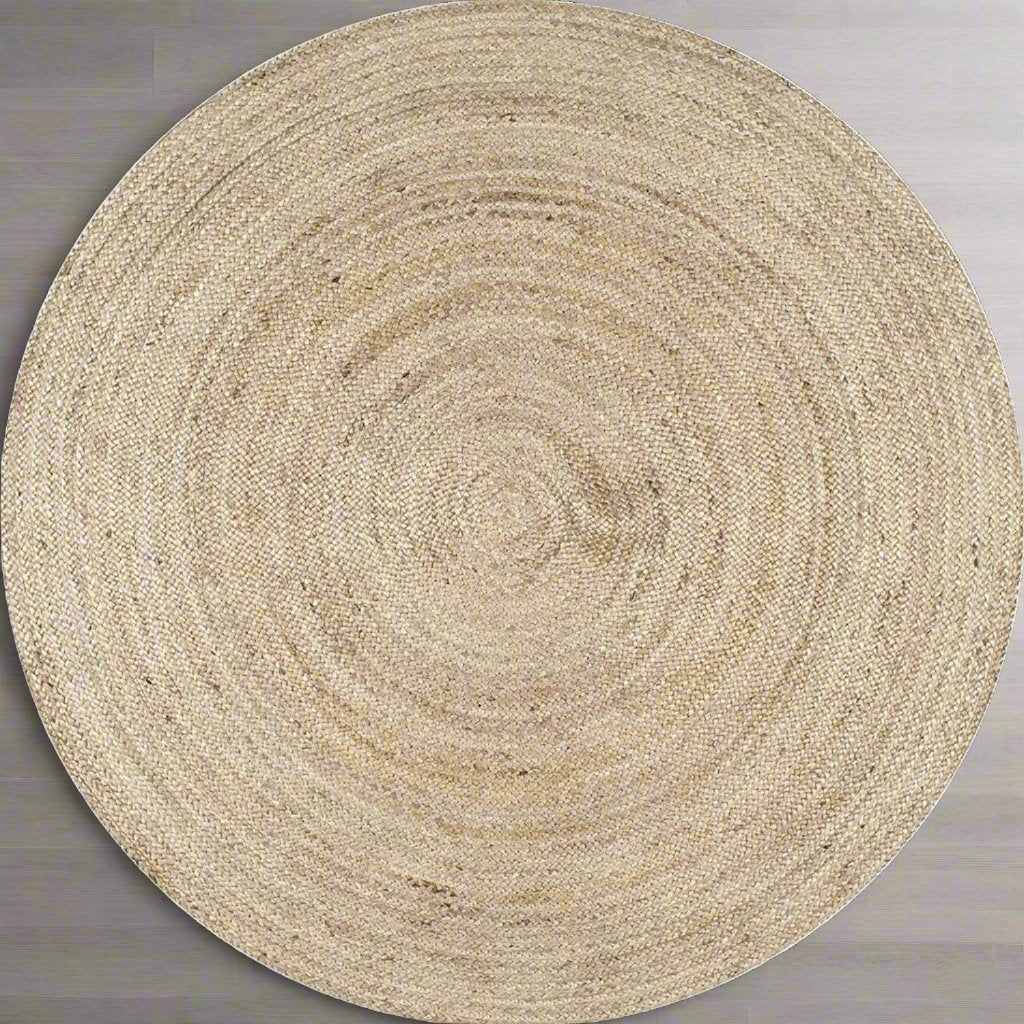 6ft Natural Jute Rug