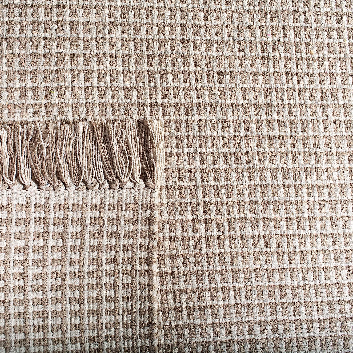 Handwoven Cotton Area Rug 6x9