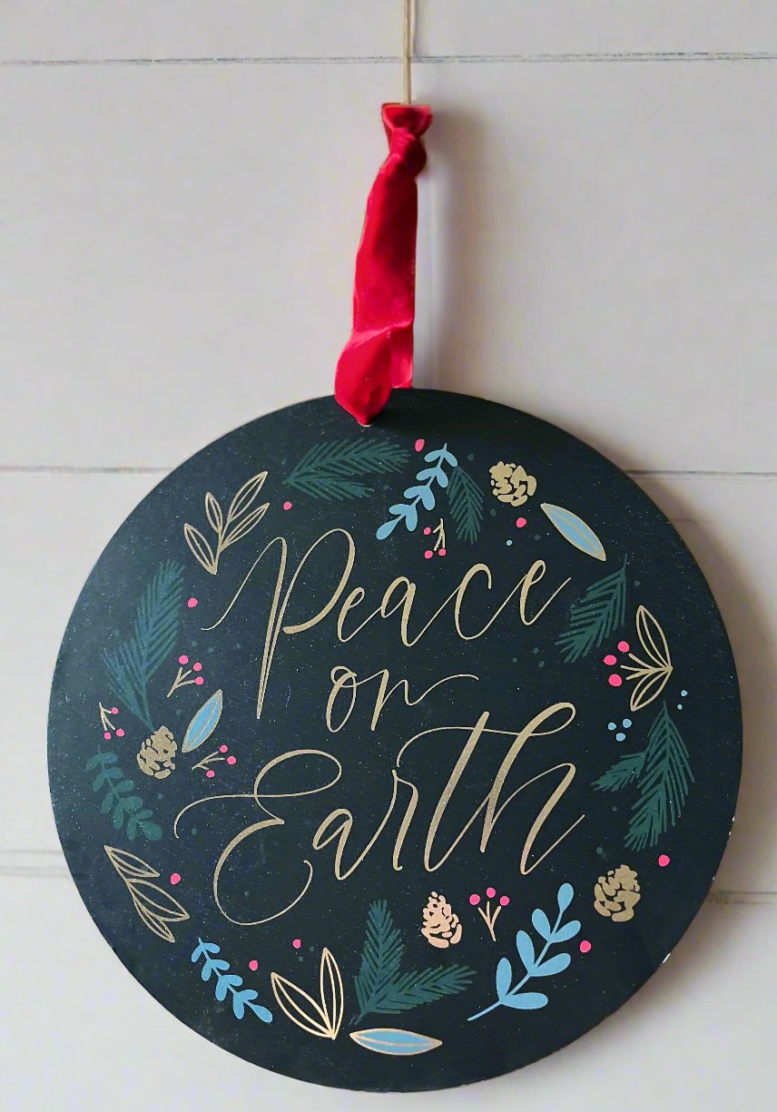 Peace on Earth Wall Decor