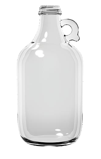 Half Gallon/64 oz Glass Jug