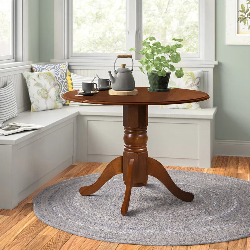 Chestnut Pedestal Round Dining Table
