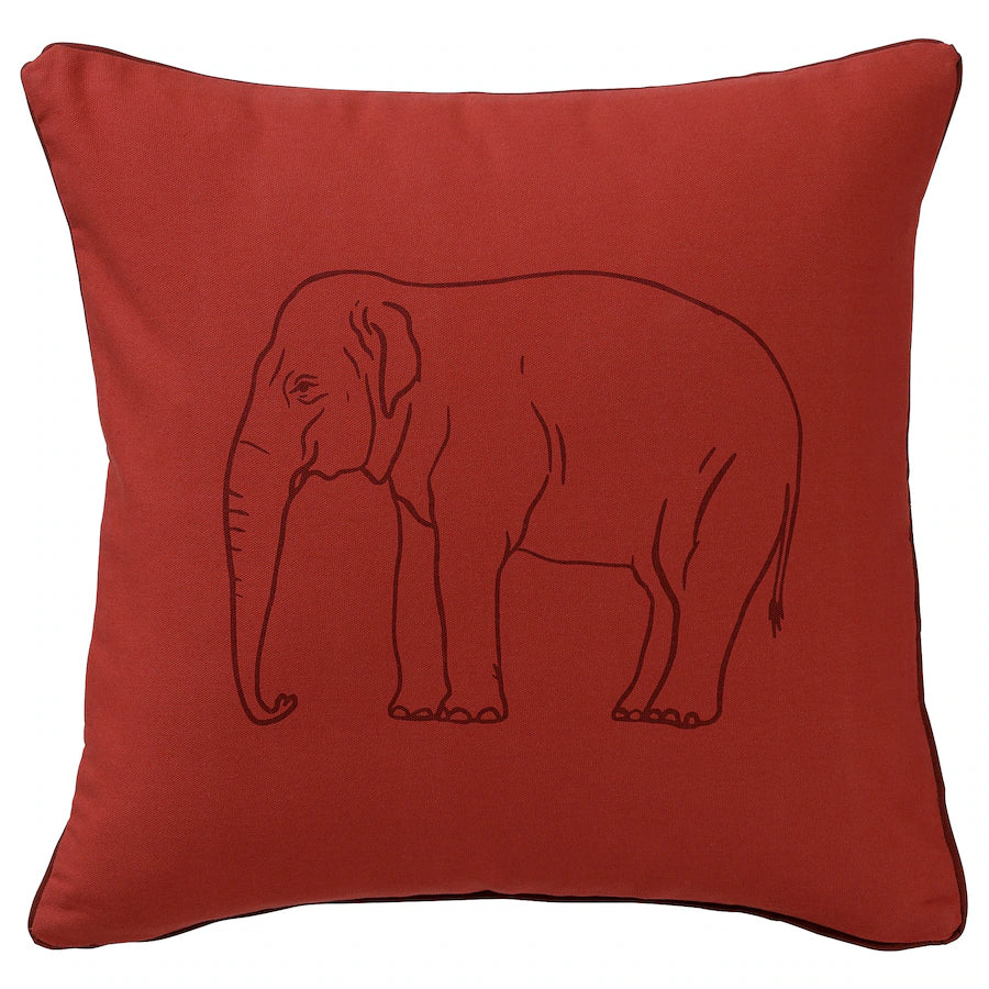 Lion & Elephant cushion