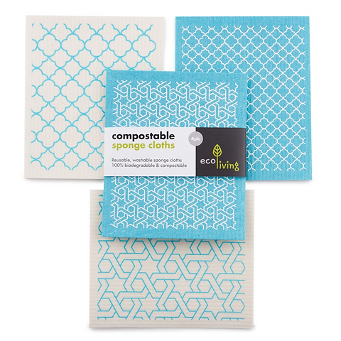 Compostable Sponge Cloth (Pk of 4)