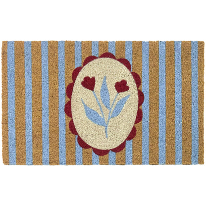 Framed Flower Doormat