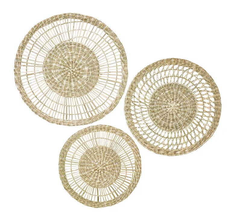Woven Wall Hanging - Set of 3