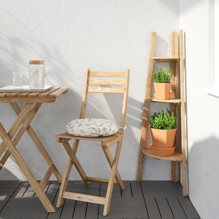 Light Brown Wooden Plant Stand