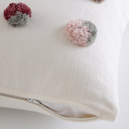 Pom Pom Throw Pillow
