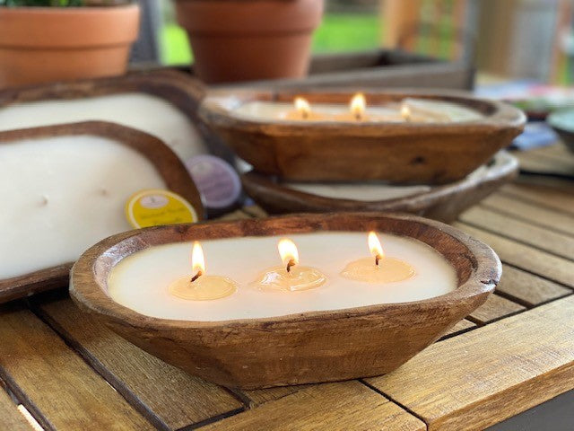 Twisted Cinnamon Dough bowl Candle