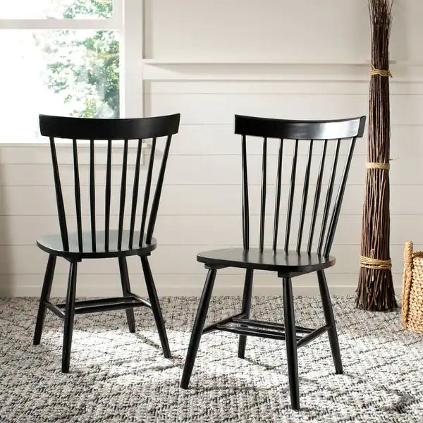 Wooden dining chairs - Black