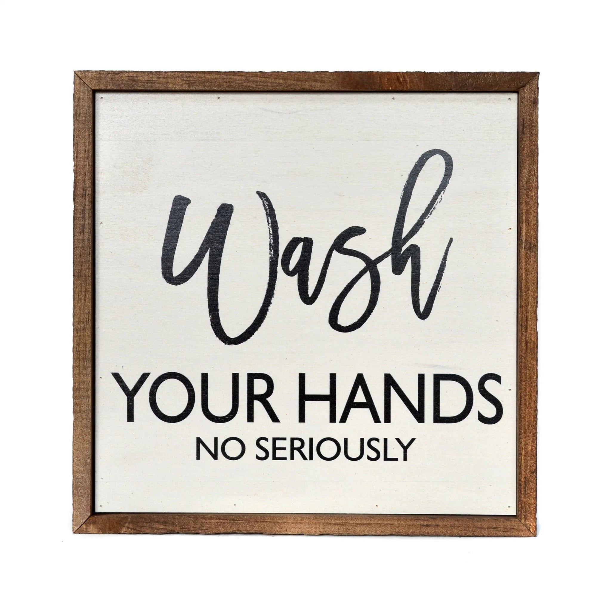 Wash your hands sign