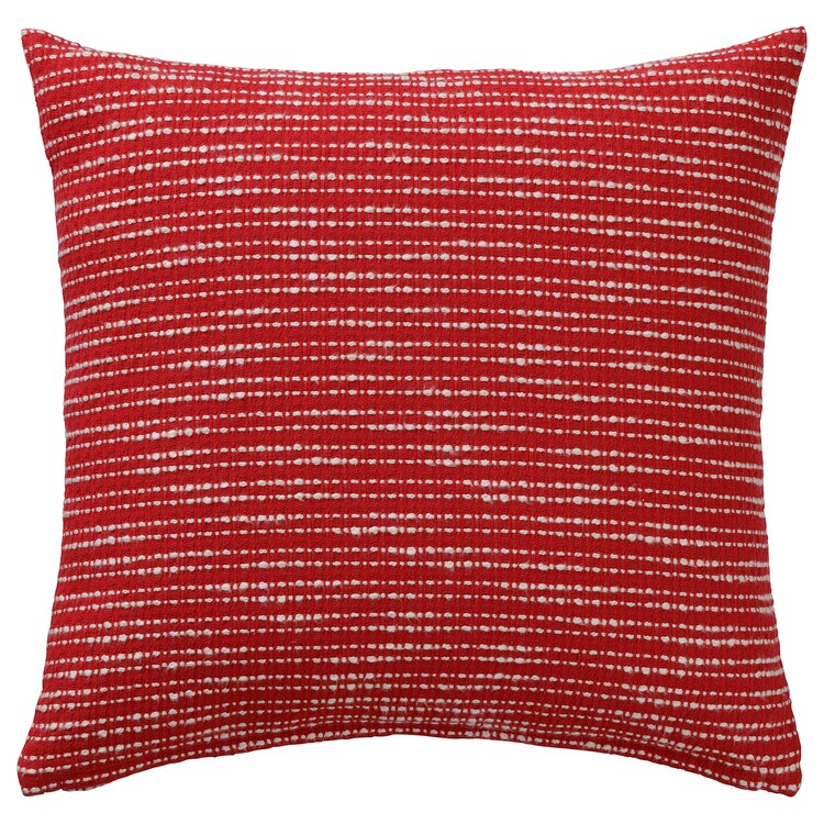 Red & Touches of White Cushion
