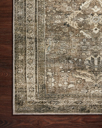 Layla Runner Rug in Antique Moss