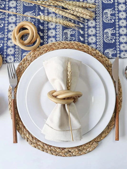 Wooden Layered Napkin Ring