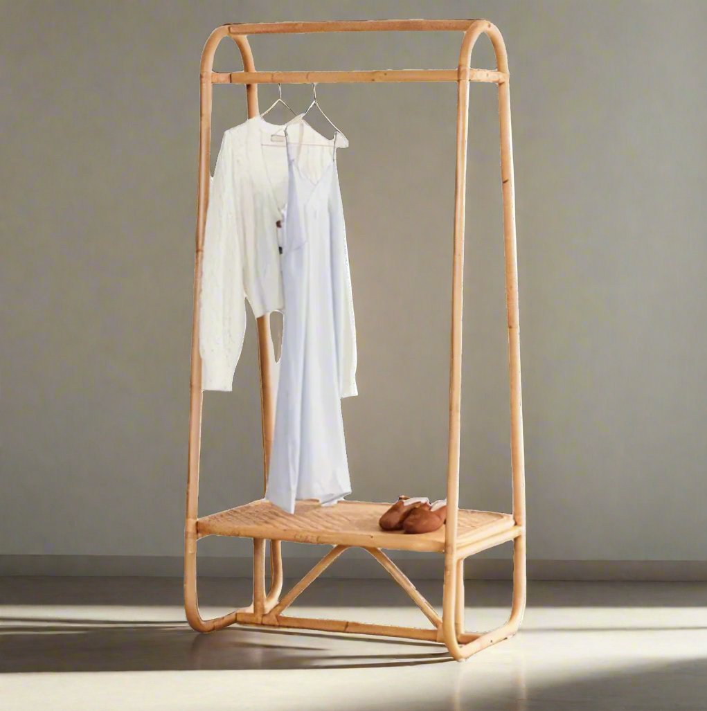 Rattan Clothes Rack