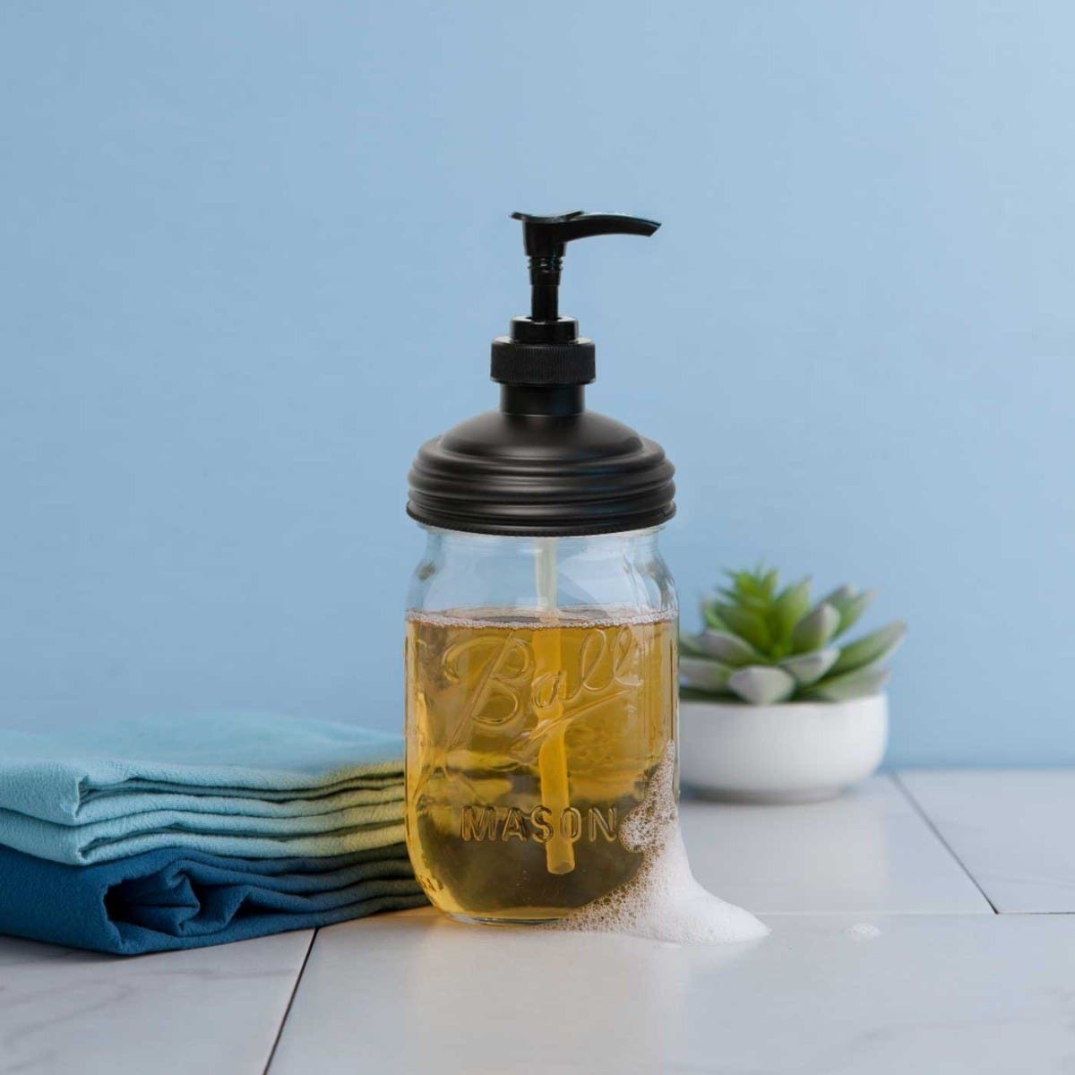 Mason Jar Lid & Pump - Soap Dispenser